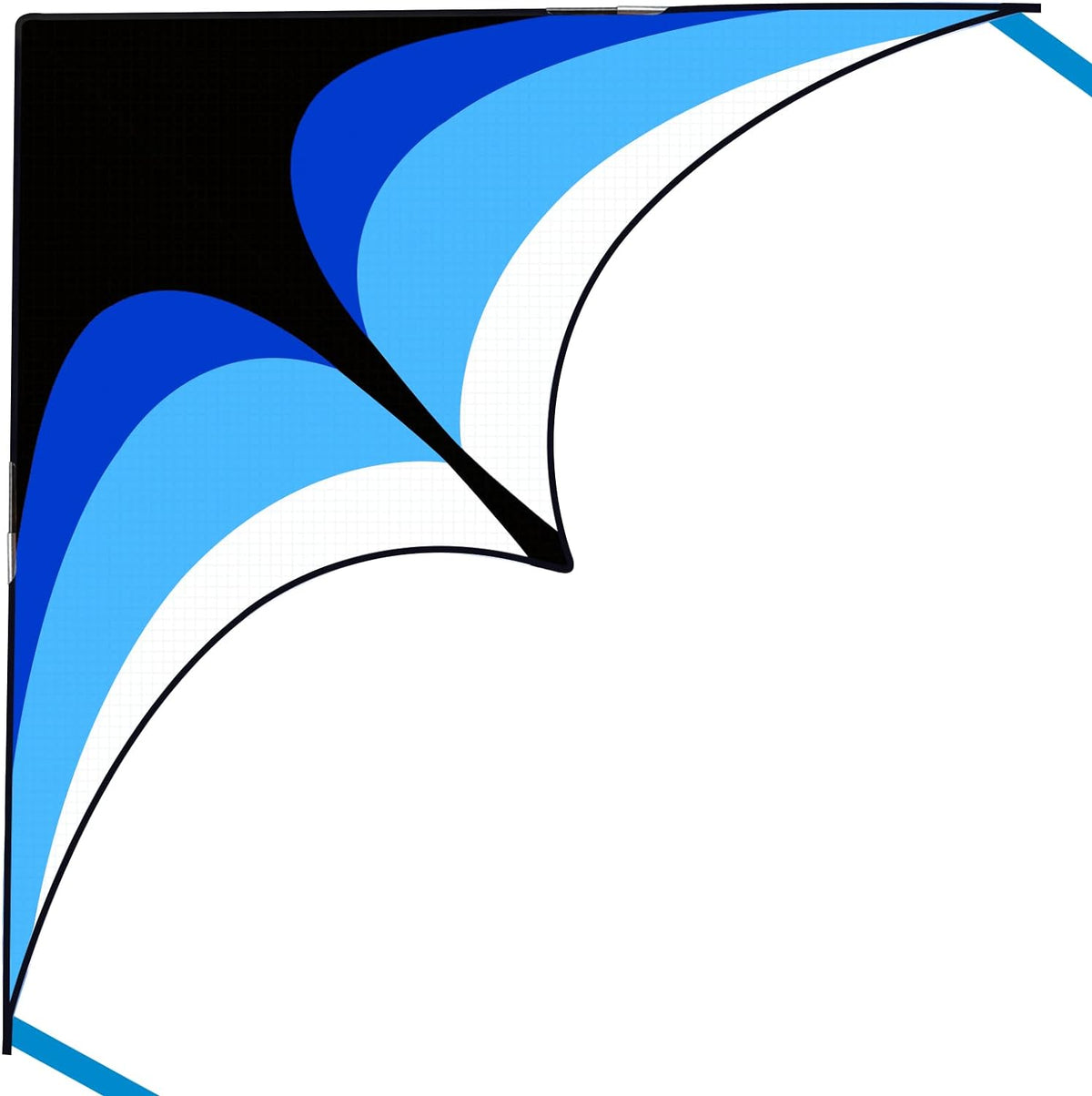 Delta Kite for Kids Ages 4-12 - 1 / Black Blue