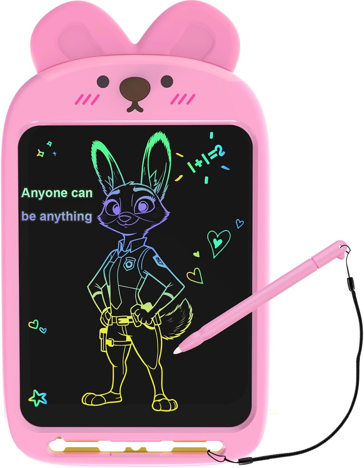 CHAFEGY lion LCD writing tablet for kids, 10 inch colorful doodle board with stylus - view 4