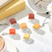 6 Pcs Keyboard Fidget Toy Keyboard Fidget Keychain - Orange / Classic / 6 - image 4