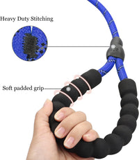 Slip Lead for Dogs, No Pull Training Leash, Padded Handle – Essentials for Dogs - M-3/8"x6'(50-110lbs) / Navy Blue - image 3