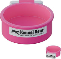 Dog Crate Water Bowl No Spill - Pink
