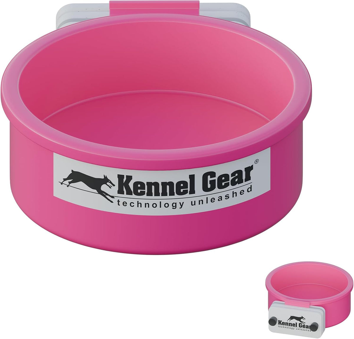 Dog Crate Water Bowl No Spill - Pink