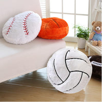 14" Volleyball Plush Pillow Soft Throw Toy for Kids Room Decoration – Fun for Kids & Family - Volleyball / 14" - image 4