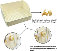 10Pcs Rabbit Litter Box Toilet - 【White】 - image 3