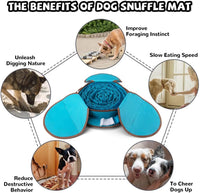 AWOOF Pet Snuffle Mat for Dogs - blue - image 4