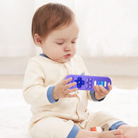2Pcs Silicone Teething Toys - Black Khaki&Purple - image 3