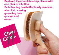 Pet Slicker Brush for Large Dogs, Plastic Handle - image 3