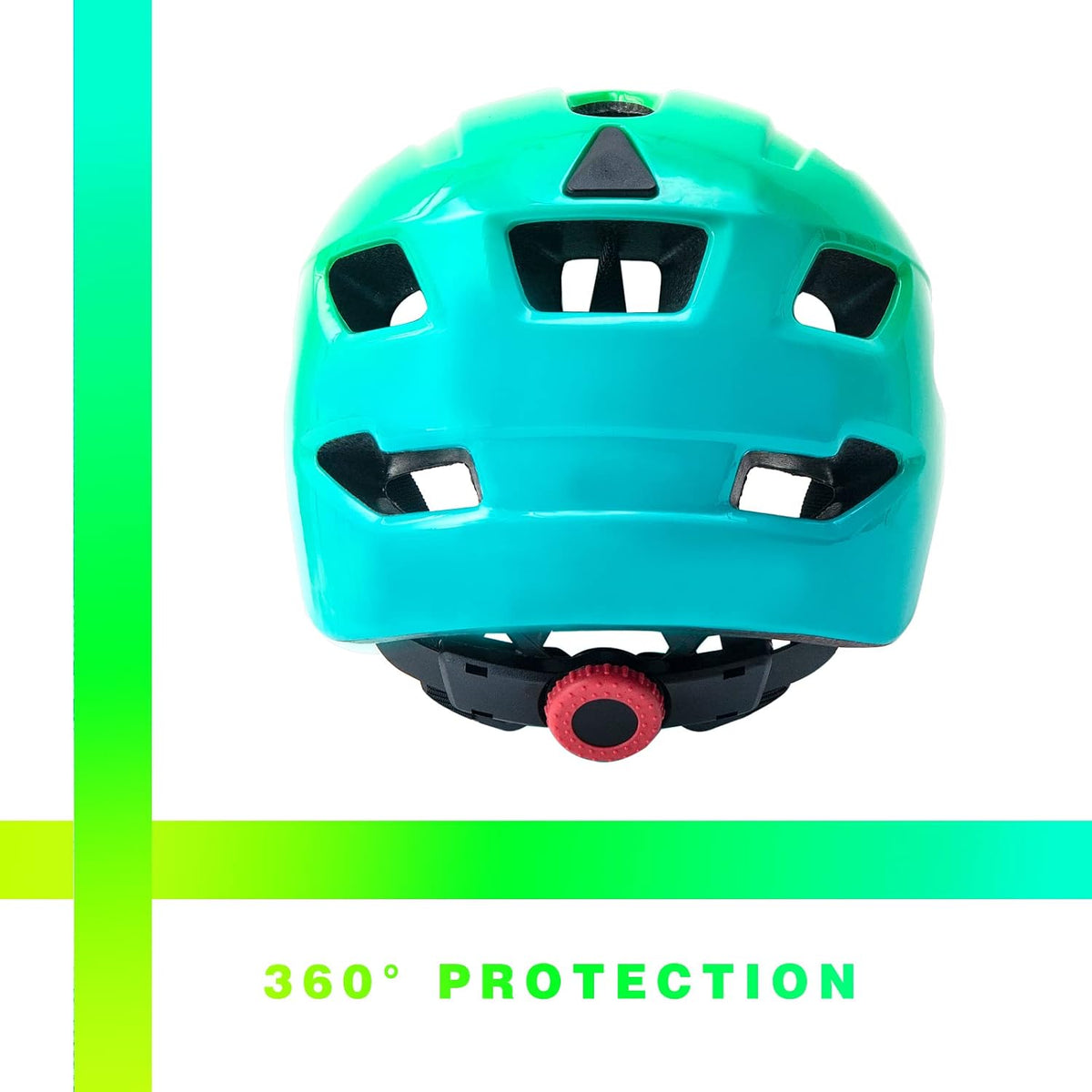 OnBros Kids Bike Helmet Boys Girls Youth Visor Adjustable 50-57CM – Fun for Kids & Family - A-Green-[HOT] - image 2