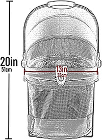Pet Gear No-Zip View 360 Pet Carrier & Car Seat, 15" - Mountain Lake / 20.0"L x 12.0"W x 18.5"H - image 2