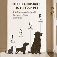 GoldTiger Fixed Metal Dog Doorbell for Potty Training - Black - image 4