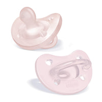 Chicco Orthodontic Pacifier - Physio Comfort Silicone Pacifier for Infants 0-6 Months, 2-Pack