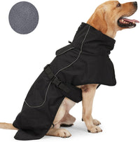 Barkworthies Dog Raincoat - Medium / Black