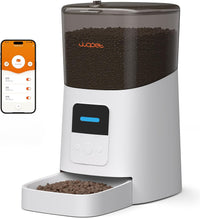 WOPET 6L Automatic Cat Feeder - White/White