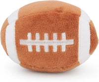 Dog Toys Balls, Chewable Plush Football for Dogs, Soft Pet Ball - Rugby