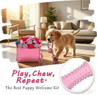 20 Pack Luxury Puppy Teething Chew Toys for Small Dogs and Puppies – Essentials for Dogs - Pink - image 3