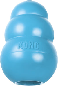 KONG Puppy, Natural Rubber Teething Chew Toy, for Small Puppies - Small (Pack of 1) / Blue
