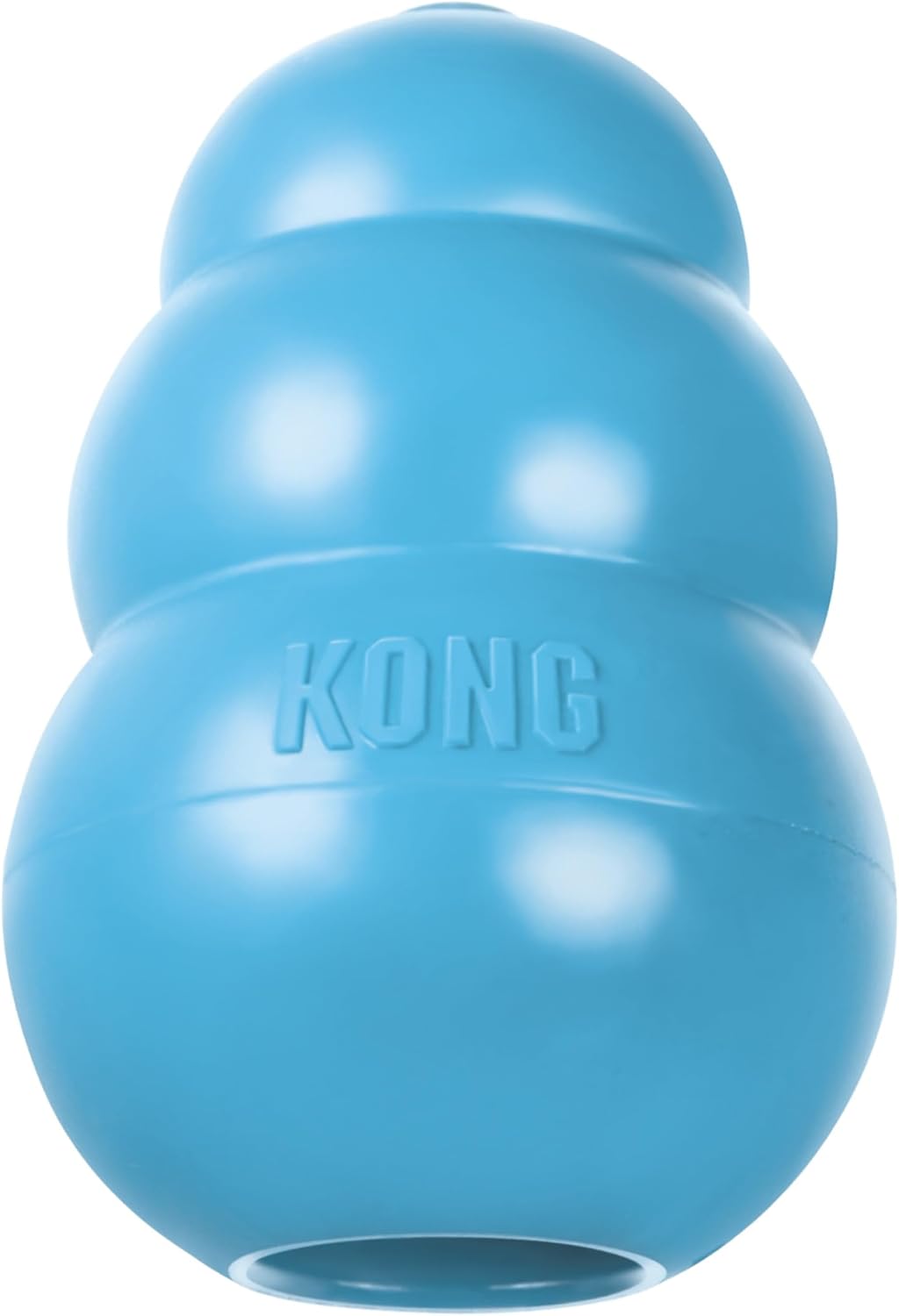 KONG Puppy, Natural Rubber Teething Chew Toy, for Small Puppies - Small (Pack of 1) / Blue