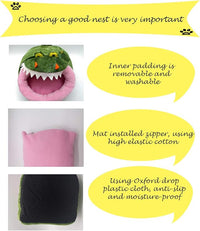 LEFTSTARER Guinea Pig Rat Bed and Hideout for Ferret Hedgehog Sleep and Hide, Hamster Small Pet Animals Supplies Toy Cage Accessories Nest