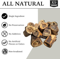K9 Connoisseur Beef Marrow Dog Bones Long Lasting for Aggressive Chewers - USA Made Single Ingredient Dynamo Bone for Small and Medium Dogs Upto 50 Pounds - 12 Pack