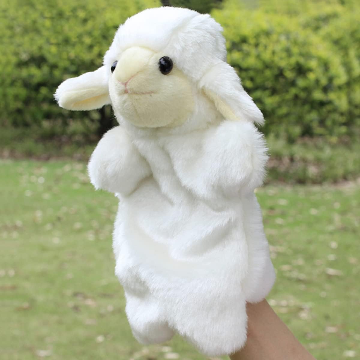 RIY plush rabbit farm animal hand puppet for storytelling and pretend play - view 39