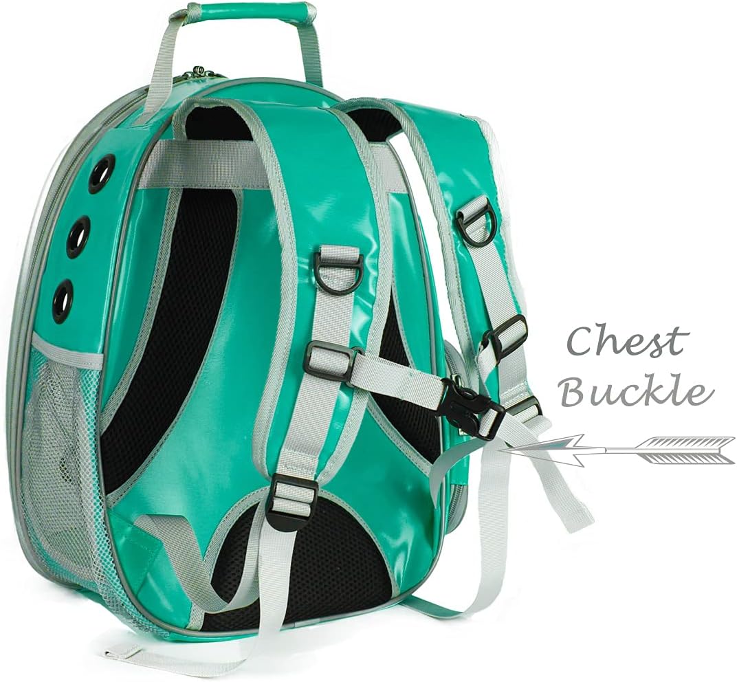 Bubble Cat Carrier Backpack - Green / Backpack - image 4