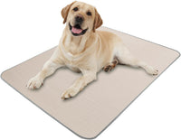 Buvlnee Summer Dog Cooling Mat - Khaki / 40x28in