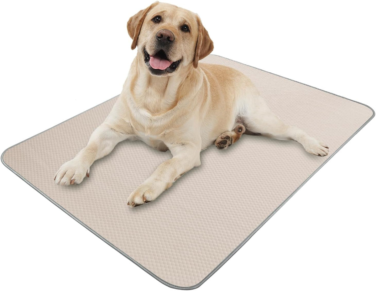 Buvlnee Summer Dog Cooling Mat - Khaki / 40x28in