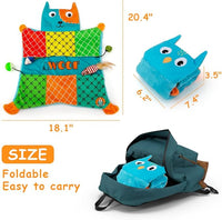 AWOOF Cute Soft Catnip Mat, Interactive Cat Toys for Indoor Cats