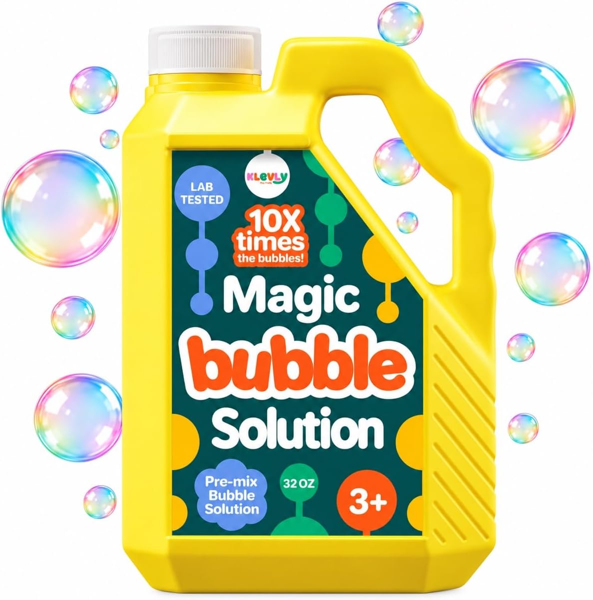 64 oz Iridescent Bubble Solution Refill - 32 OZ