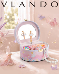 VLANDO Musical Jewelry Box for Girls - Fairy - image 2