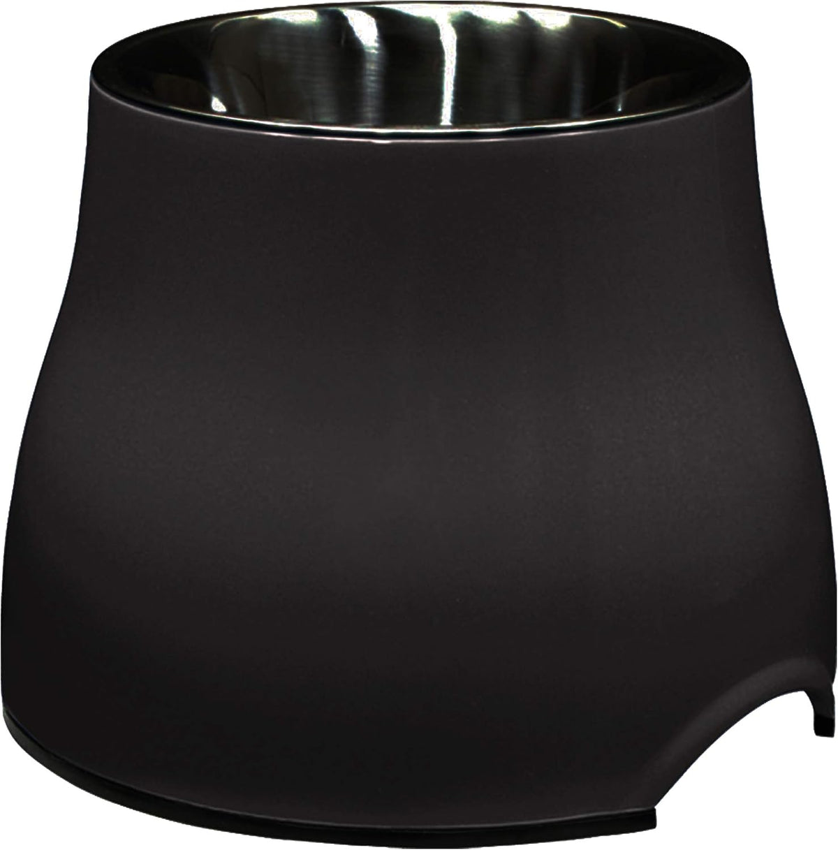 Dogit Elevated Dog Bowl for Large Dogs, White – Essentials for Dogs - Large / Black