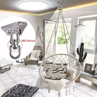 BeneLabel heavy duty swing hanger, 304 stainless steel ceiling mount with detachable ring - view 5