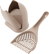 Petmate Scoop N' Hide Cat Litter Scoop with Discreet Holder - Titanium / One Size - image 3