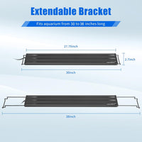AQUANEAT LED Aquarium Light for 12 Inch Fish Tank - 30"-38" - image 2