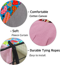 RIOUSSI Guinea Pig Hideout Hideaway Corner Fleece Toys Cage - Pink Rectrangle / Rectangle - image 3