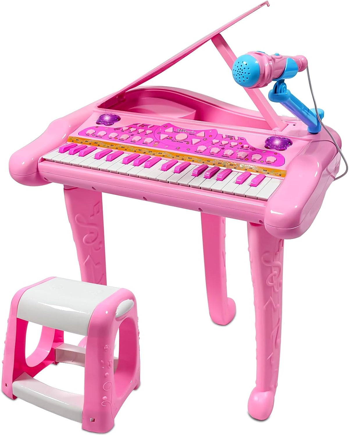 Dollox Keyboard Piano for Kids - Pink