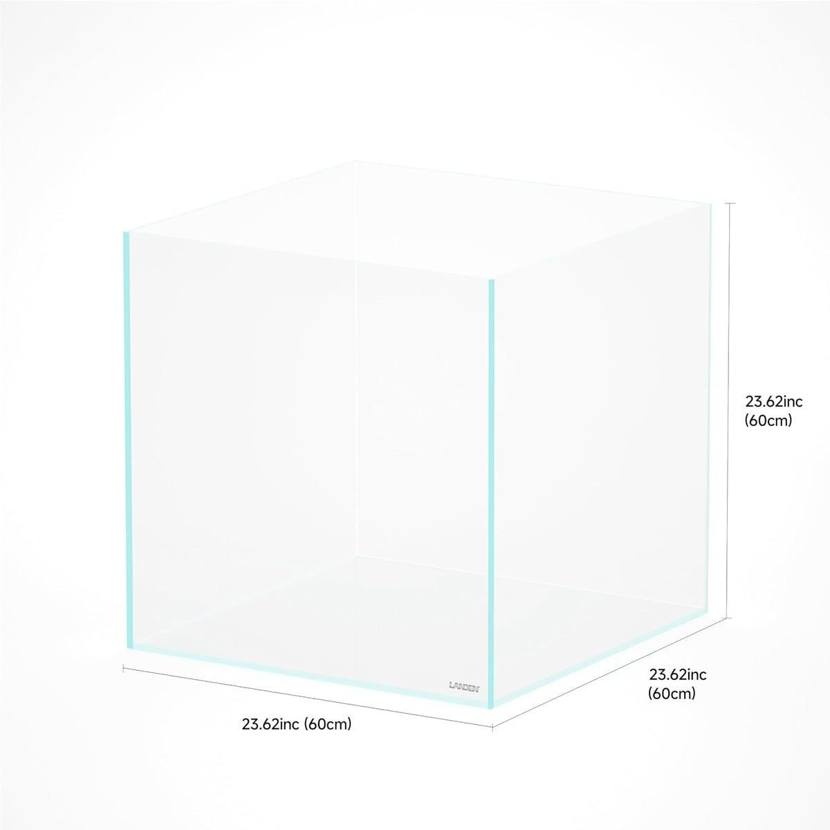 Aquarium 75H 37 Gallon Ultra Clear Glass Rimless Fish Tank – Essentials for Fish - Cube / 52.3Gal W23.6×D23.6×H23.6 in (60×60×60 cm) - image 3