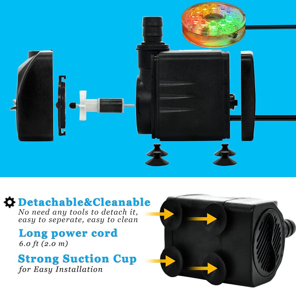 160GPH Small Fountain Pump - image 4