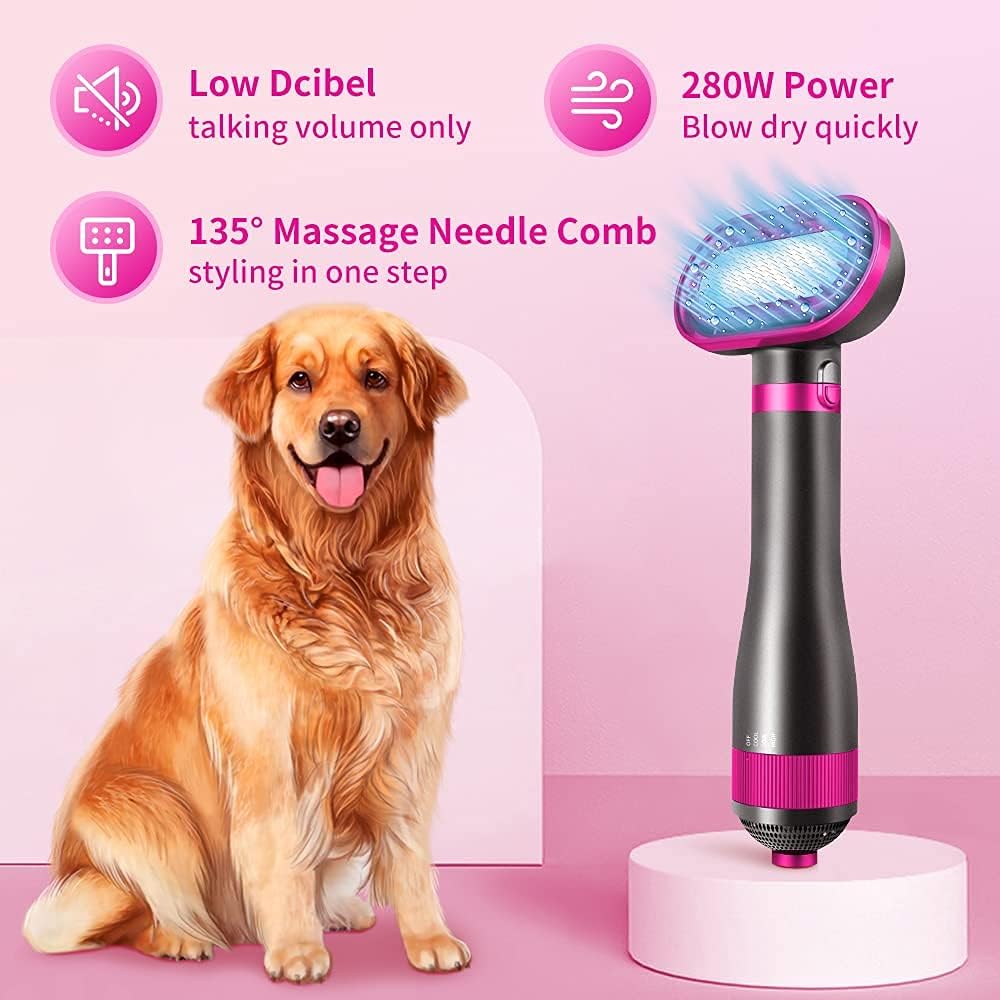 Hair Dryer Brush for Small/Medium Dog & Cat - image 2