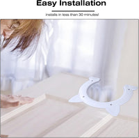 Cat Door Interior Pet Doors for Cats Kitty Shaped Hole Cat Gate Pass - image 4