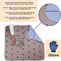 Washable Puppy Pads, Reusable Pet Training Pads - Large Dog Bed Mat, Waterproof & Super Absorbing