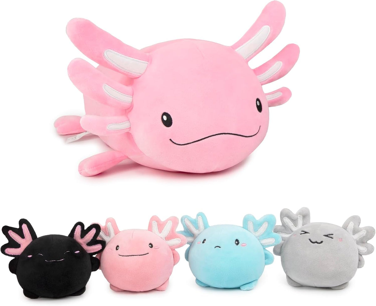 Niuniu Daddy Weighted Stuffed Animals - 0.5 Pounds / Axolotl-family / Family Set