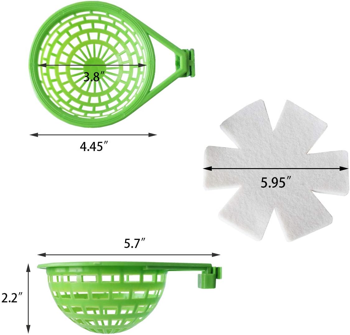 FOIBURELY 3 Sets Canary Nest Bird Nest Plastic Hatching Nest Finch - image 2