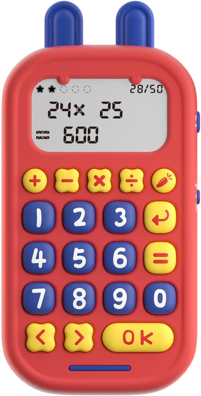 alilo Math Games for Kids Ages 5-12 - Red (Age 8-12)