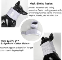 MANON ROSA Cat Neck Brace Elizabethan Collar for Pet After Surgery Recovery Adjustable Breathable Neck Cervical Cone for Small Medium Dogs Puppies Kittens with Spinal IVDD Issues (L 7.5-15",Pink)