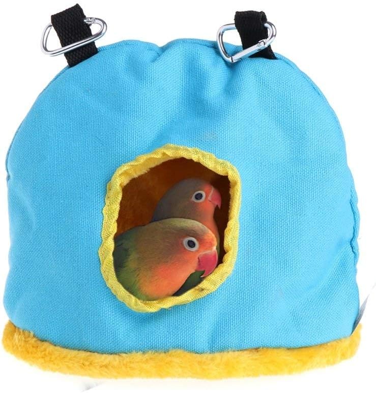 Litewoo Bird Hammock Nest Warm Parrot Swing Tent Bed for Parakeet – Essentials for Birds - Large