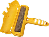 Pet Hair Remover Roller - Lint Roller for pet Hair - Self Cleaning Dog & Cat Hair Remover - Remove Dog, Cat Hair from Furniture, Carpets, Bedding, Clothing and More. Orange