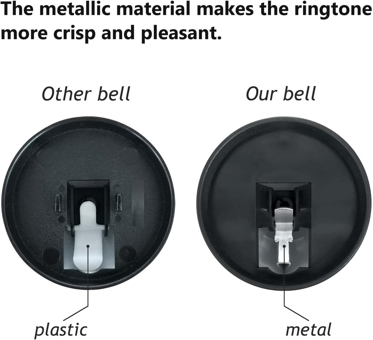 Pet Training Bell, 1 Pack Call Bell for Dog or Cat, 2.83 Inch Diameter with Metal Construction - image 4