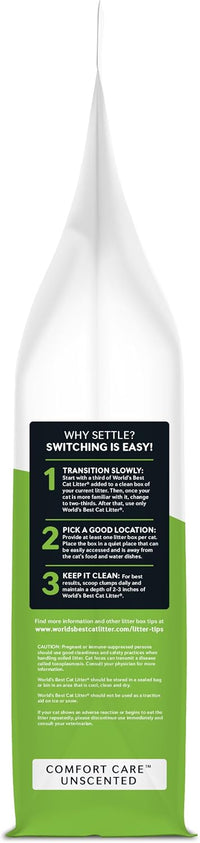 World's Best Cat Litter, Comfort Care, Unscented, Odor Control - 32 lb - image 3