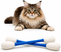 Glaciart One XXL Swabs Cat Toys with Catnip, 2 Pk - Blue Swabs / XXL